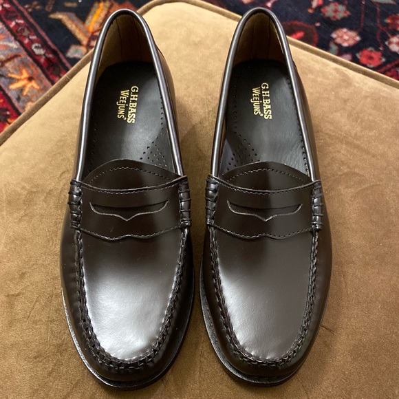 GH Bass Whitney Penny Loafer Dark Brown - Picture 11 of 16